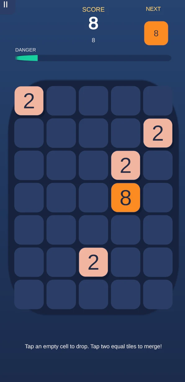 Number Merge Rush screenshot