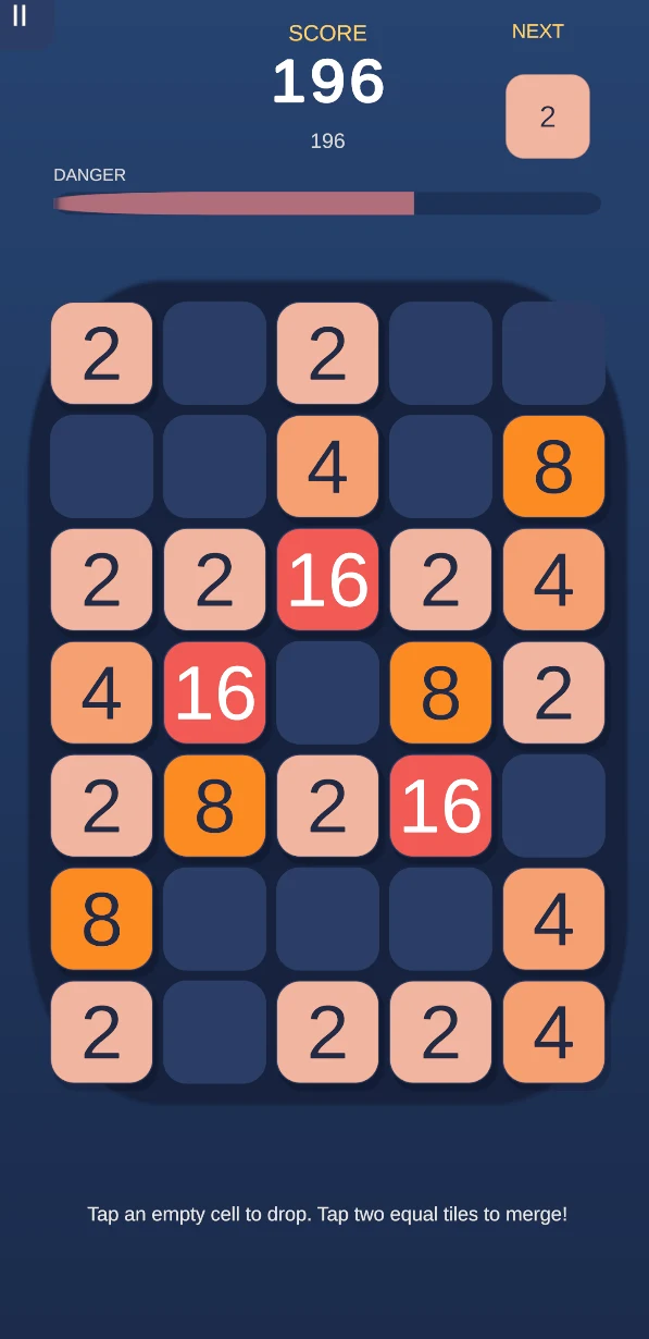 Number Merge Rush screenshot