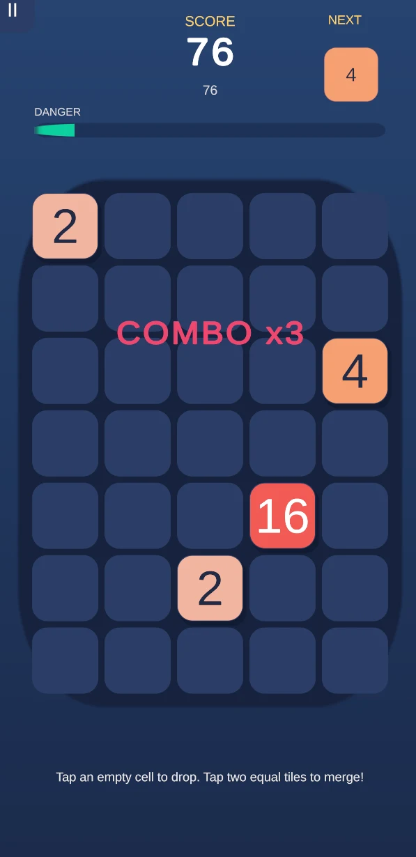 Number Merge Rush screenshot